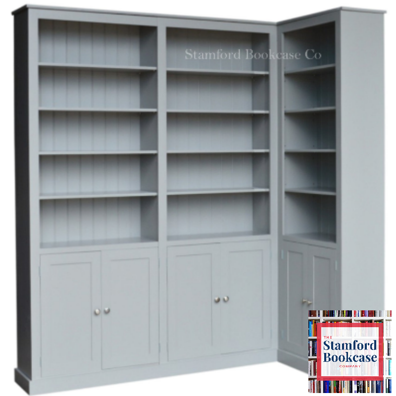 Grey Or White Painted 8ft Tall, 8 Ft Tall Bookcase